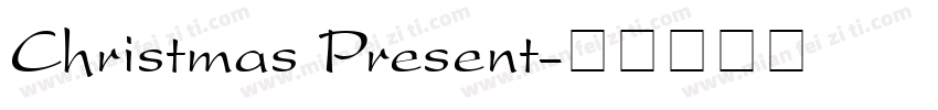Christmas Present字体转换